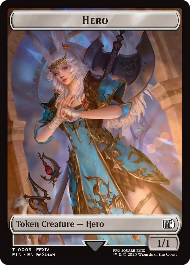 Hero (0003) // Hero (0009) Double-Sided Token [FINAL FANTASY Tokens] | Boutique FDB TCG