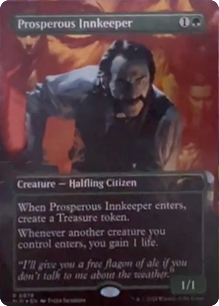 Prosperous Innkeeper (Rainbow Foil) [Secret Lair Drop Series] | Boutique FDB TCG