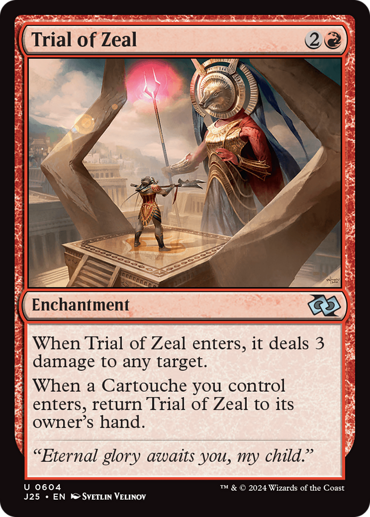 Trial of Zeal [Foundations Jumpstart] | Boutique FDB TCG