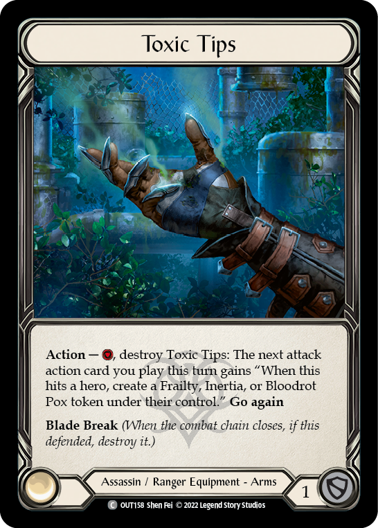 Toxic Tips [OUT158] (Outsiders) | Boutique FDB TCG