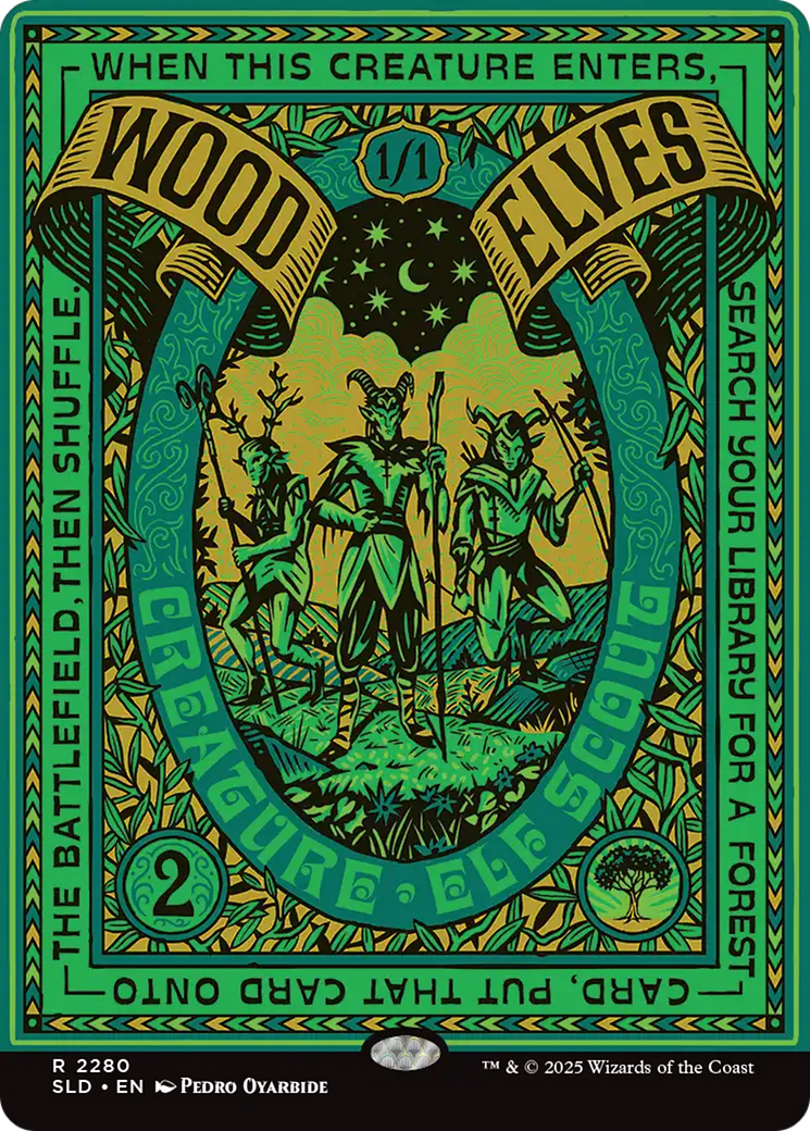 Wood Elves (2280) [Secret Lair Drop Series] | Boutique FDB TCG