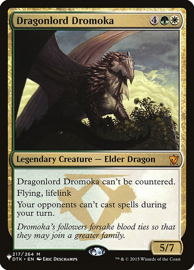 Dragonlord Dromoka [The List] | Boutique FDB TCG