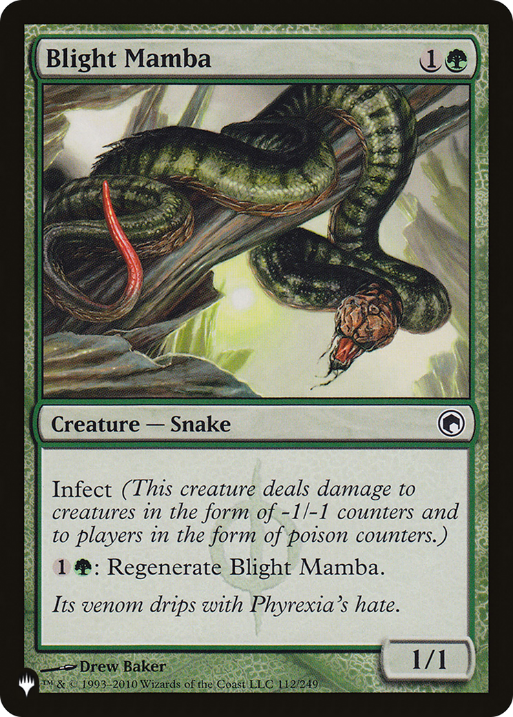 Blight Mamba [The List Reprints] | Boutique FDB TCG