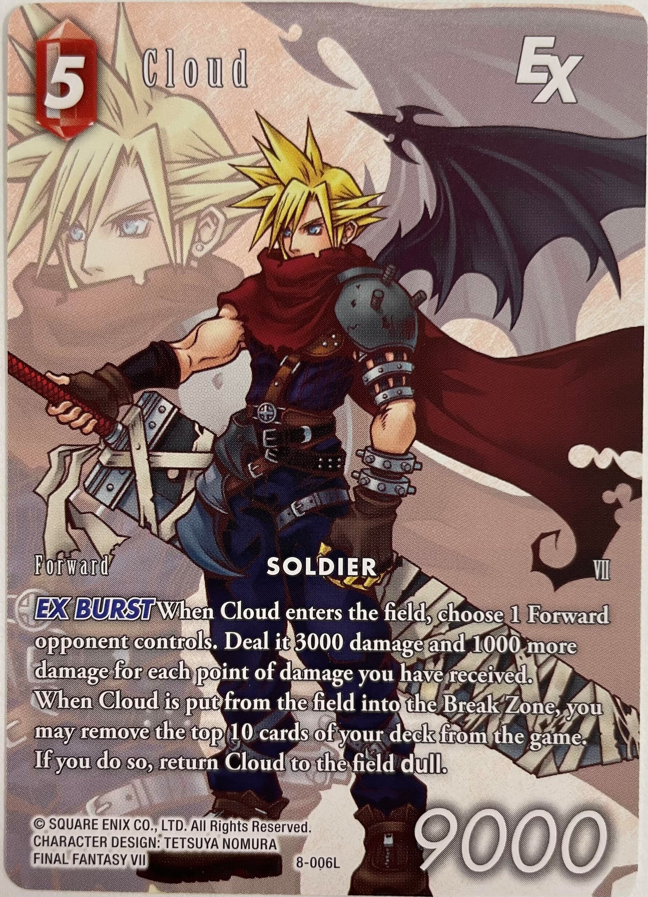 Cloud EX (Full Art Reprint) [Crystal Dominion] | Boutique FDB TCG