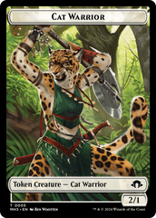 Cat Warrior // Energy Reserve Double-Sided Token [Modern Horizons 3 Tokens] | Boutique FDB TCG