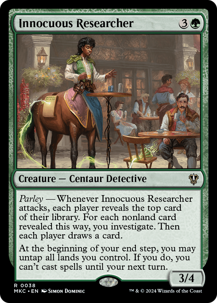 Innocuous Researcher [Murders at Karlov Manor Commander] | Boutique FDB TCG