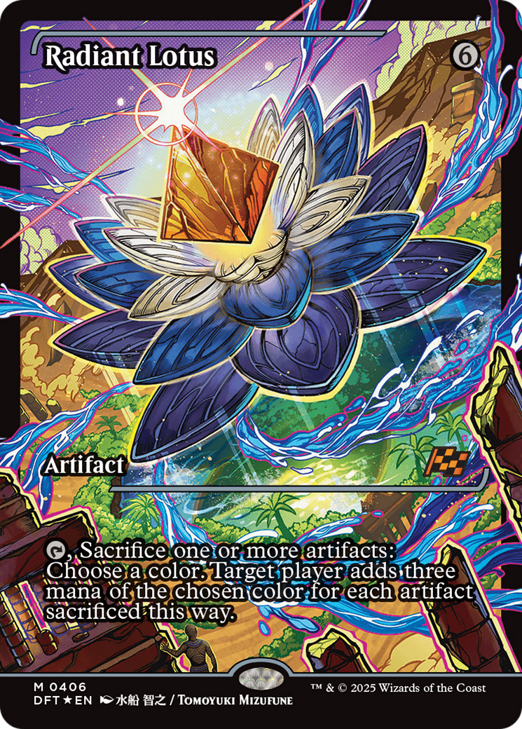 Radiant Lotus (Showcase) [Aetherdrift] | Boutique FDB TCG