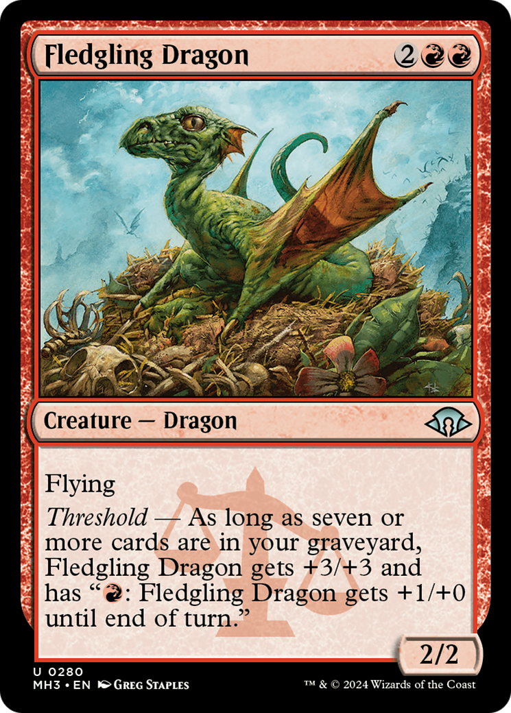 Fledgling Dragon [Modern Horizons 3] | Boutique FDB TCG