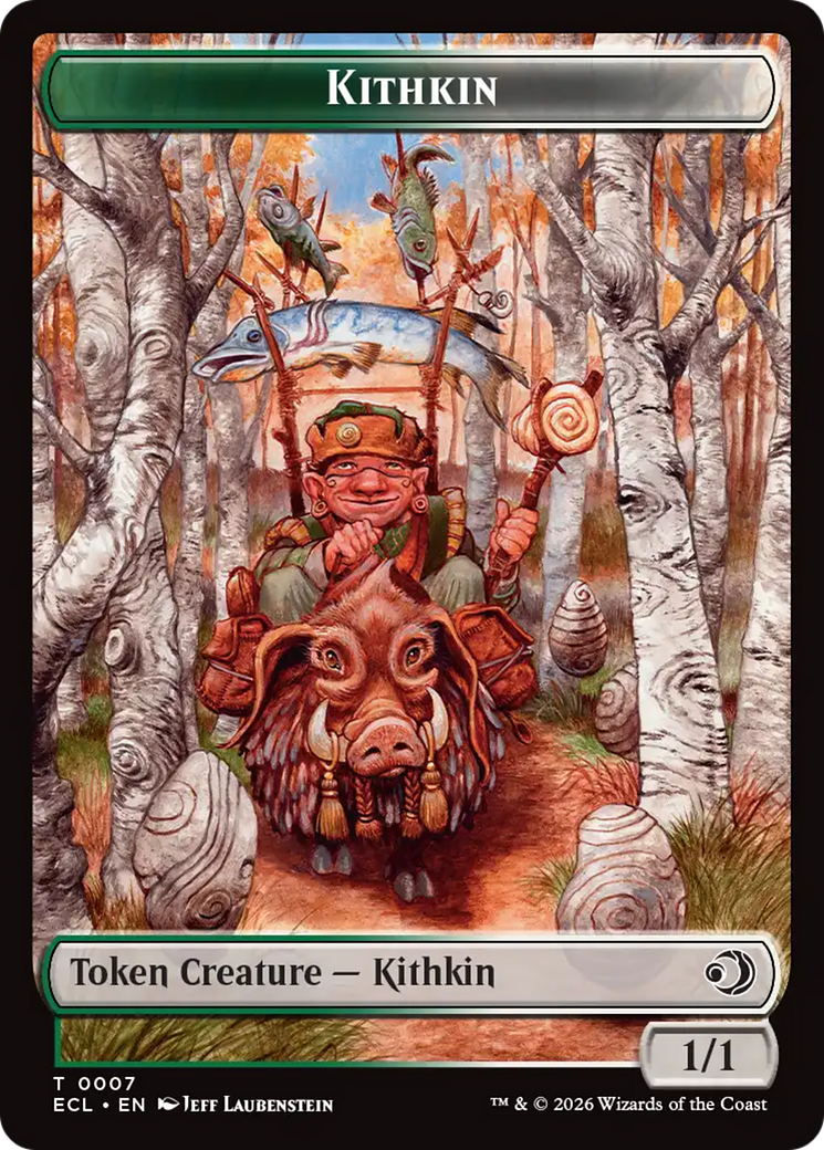 Elf // Kithkin (0007) Double-Sided Token [Lorwyn Eclipsed Tokens] | Boutique FDB TCG