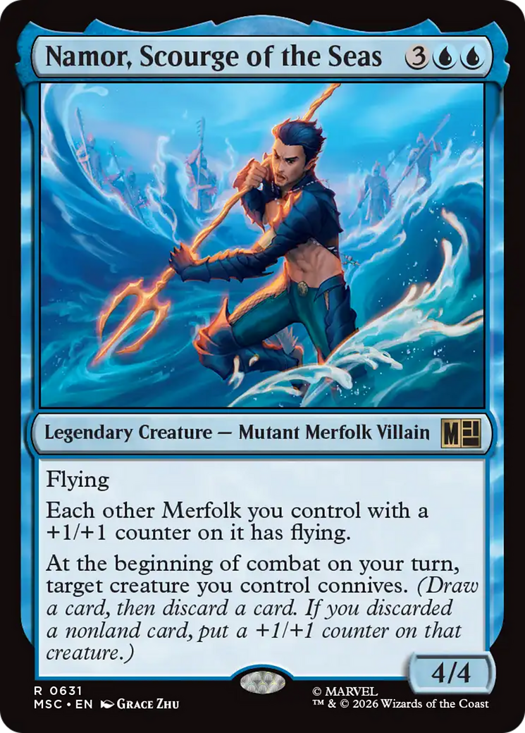 Namor, Scourge of the Seas [Marvel Super Heroes Commander] | Boutique FDB TCG