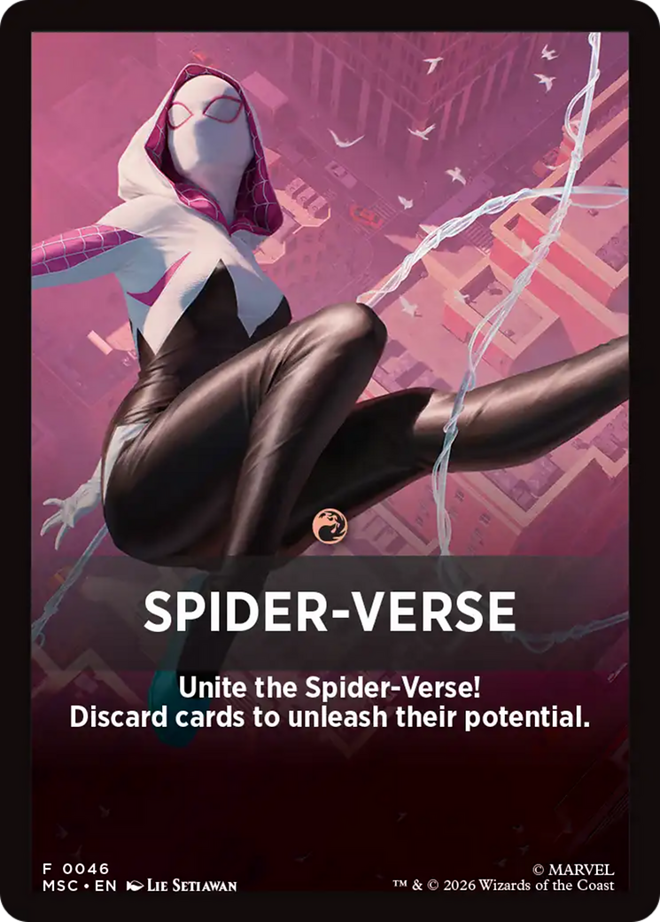 Spider-Verse Theme Card [Marvel Super Heroes Commander] | Boutique FDB TCG