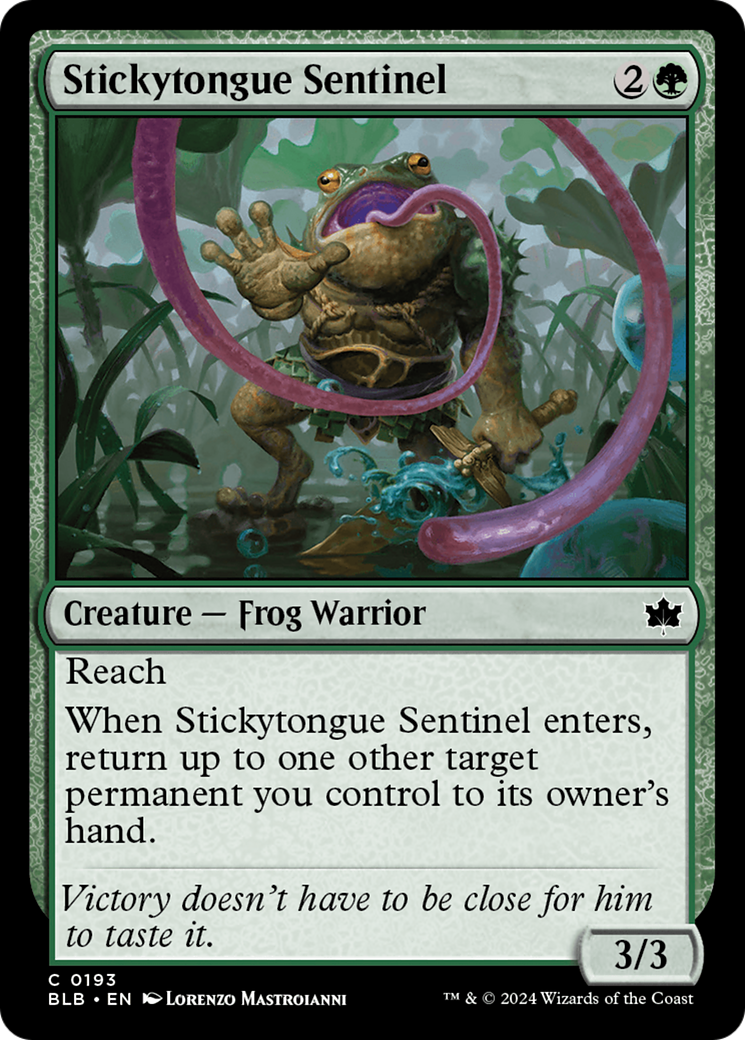 Stickytongue Sentinel [Bloomburrow] | Boutique FDB TCG