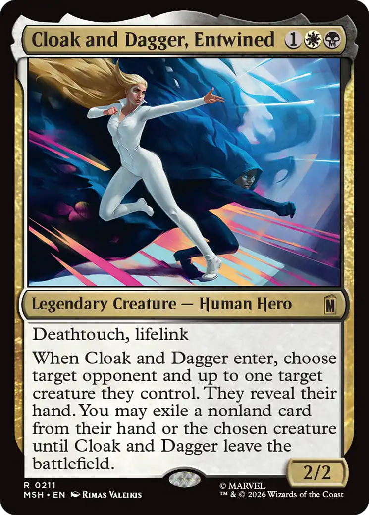 Cloak and Dagger, Entwined [Marvel Super Heroes] | Boutique FDB TCG
