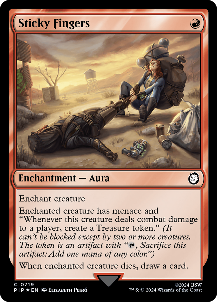 Sticky Fingers (Surge Foil) [Fallout] | Boutique FDB TCG