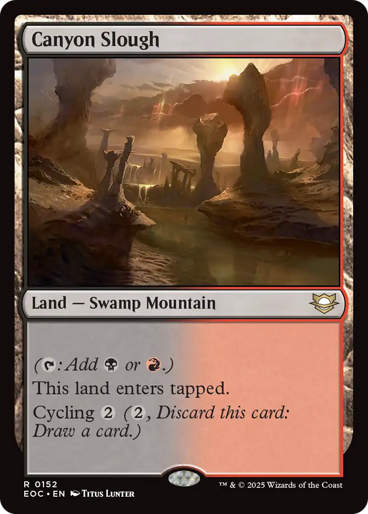 Canyon Slough [Edge of Eternities Commander] | Boutique FDB TCG