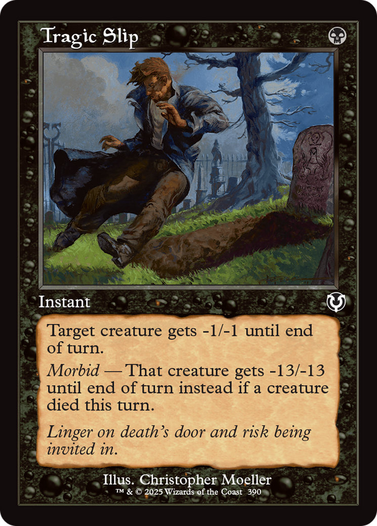 Tragic Slip (Retro Frame) [Innistrad Remastered] | Boutique FDB TCG