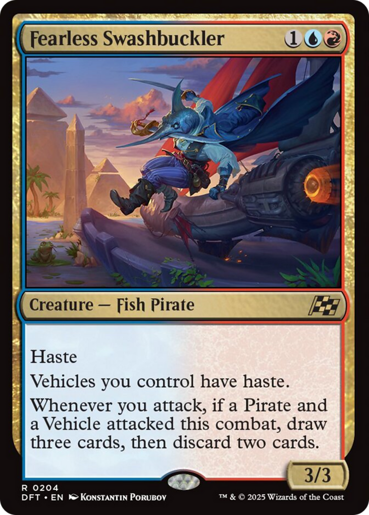 Fearless Swashbuckler [Aetherdrift] | Boutique FDB TCG