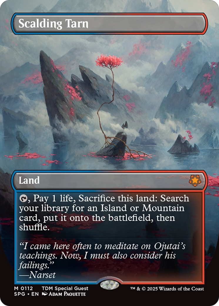 Scalding Tarn (Borderless) [Tarkir: Dragonstorm Special Guests] | Boutique FDB TCG