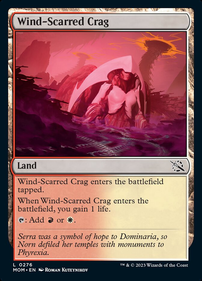 Wind-Scarred Crag [March of the Machine] | Boutique FDB TCG