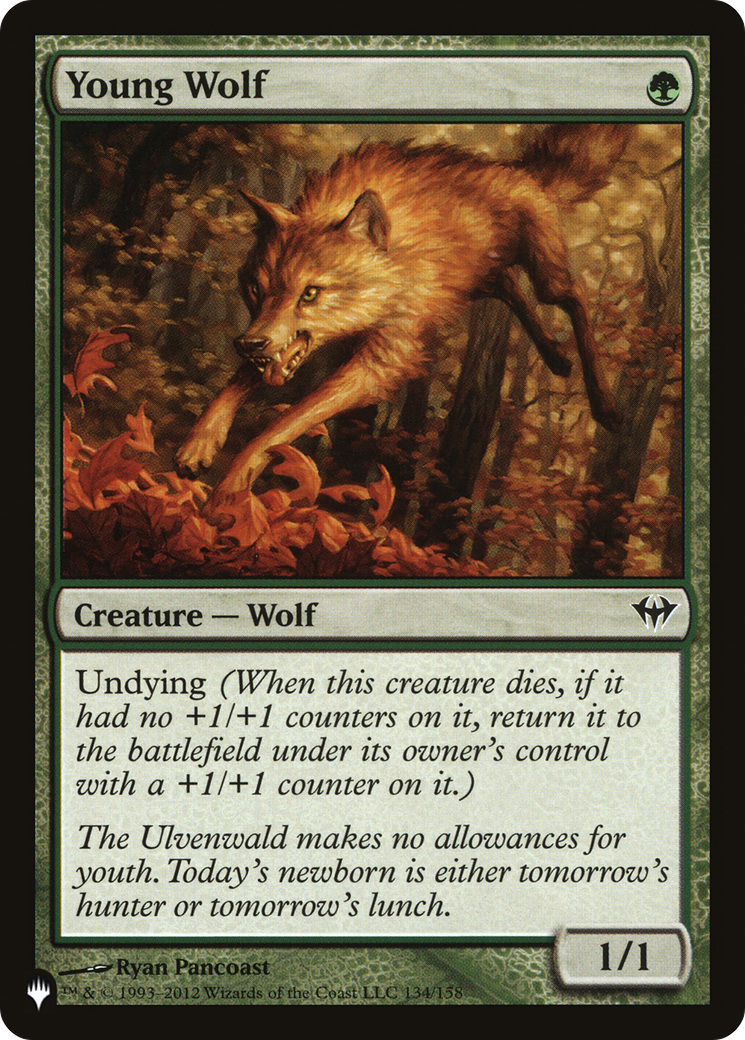 Young Wolf [The List Reprints] | Boutique FDB TCG