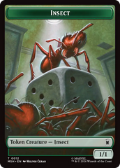 Insect // Clue Double-Sided Token [Marvel Super Heroes Tokens] | Boutique FDB TCG