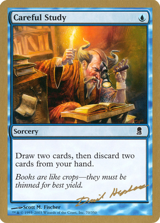 Careful Study (Dave Humpherys) [World Championship Decks 2003] | Boutique FDB TCG