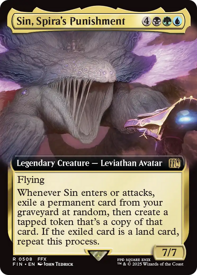 Sin, Spira's Punishment (Extended Art) [FINAL FANTASY] | Boutique FDB TCG