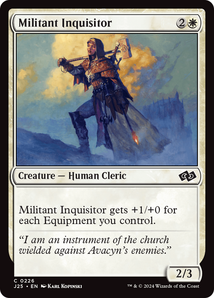 Militant Inquisitor [Foundations Jumpstart] | Boutique FDB TCG