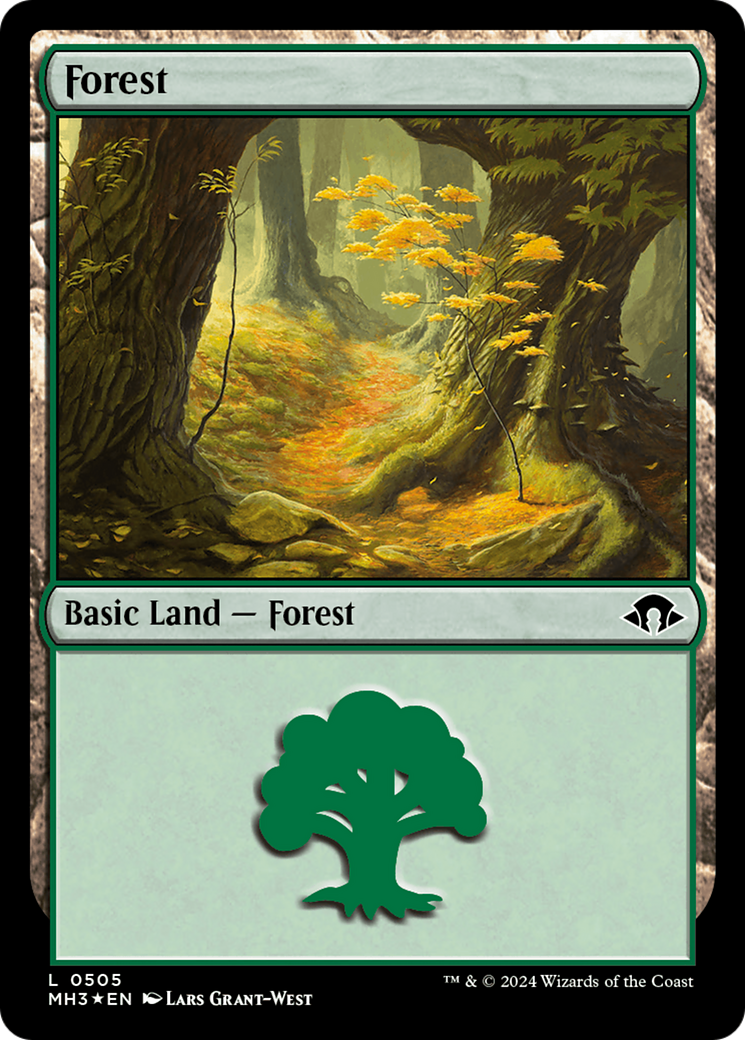Forest (0505) (Ripple Foil) [Modern Horizons 3] | Boutique FDB TCG