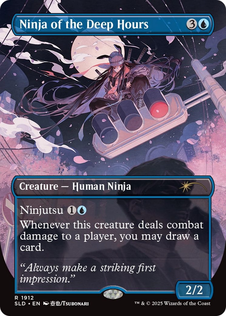 Ninja of the Deep Hours (Rainbow Foil) [Secret Lair Drop Series] | Boutique FDB TCG