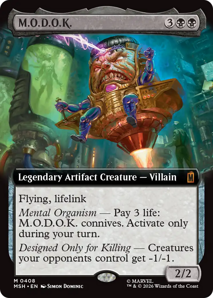M.O.D.O.K. (Extended Art) [Marvel Super Heroes] | Boutique FDB TCG