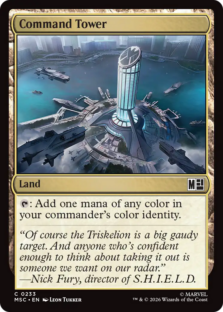 Command Tower [Marvel Super Heroes Commander] | Boutique FDB TCG
