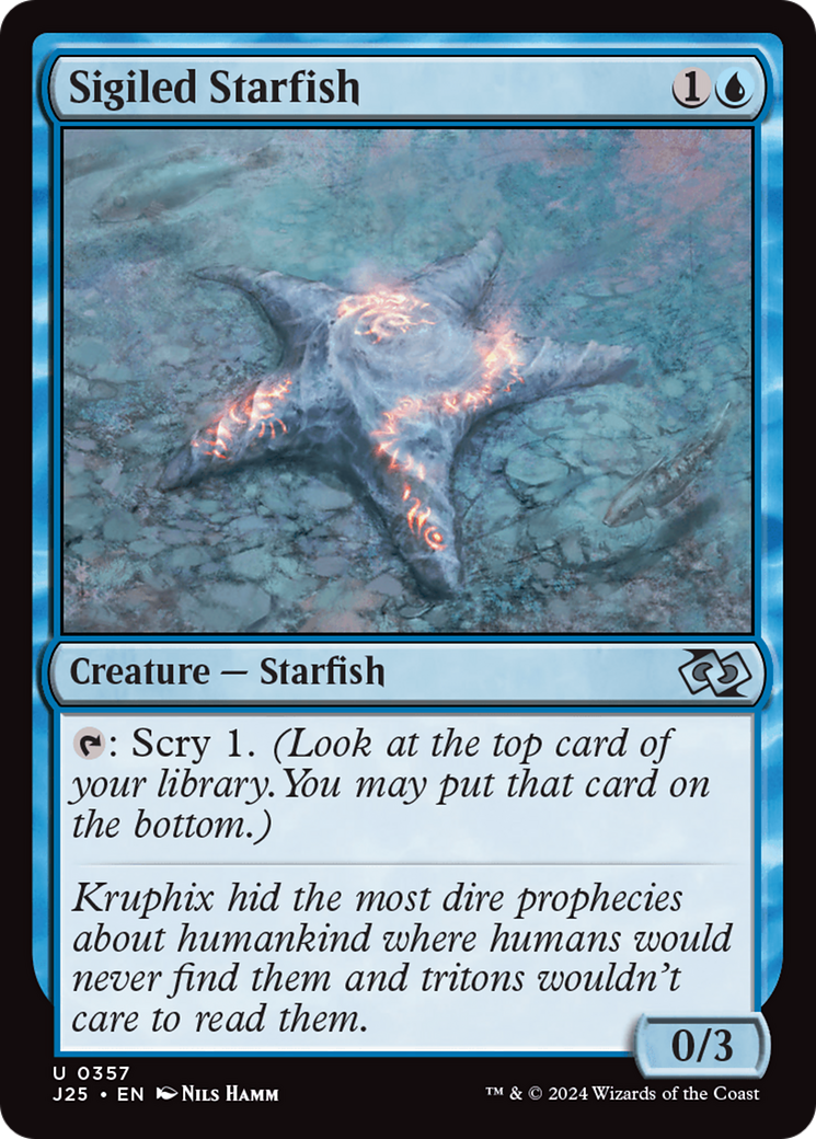 Sigiled Starfish [Foundations Jumpstart] | Boutique FDB TCG