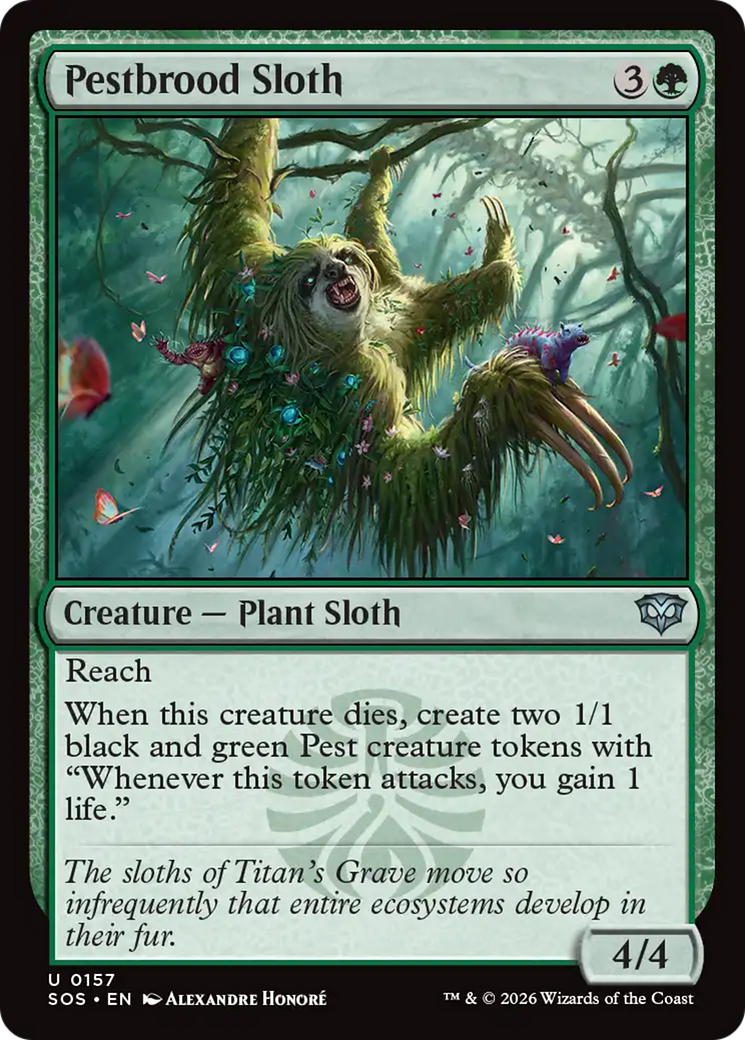 Pestbrood Sloth [Secrets of Strixhaven] | Boutique FDB TCG