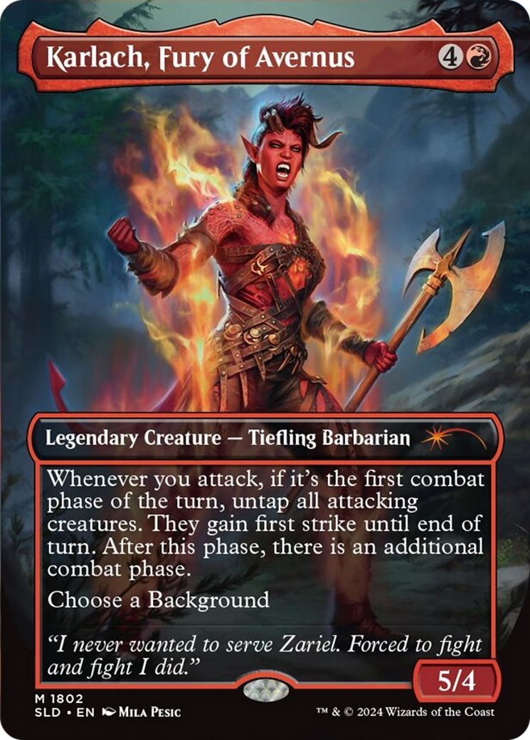 Karlach, Fury of Avernus [Secret Lair Drop Series] | Boutique FDB TCG