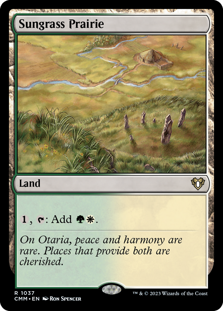 Sungrass Prairie [Commander Masters] | Boutique FDB TCG