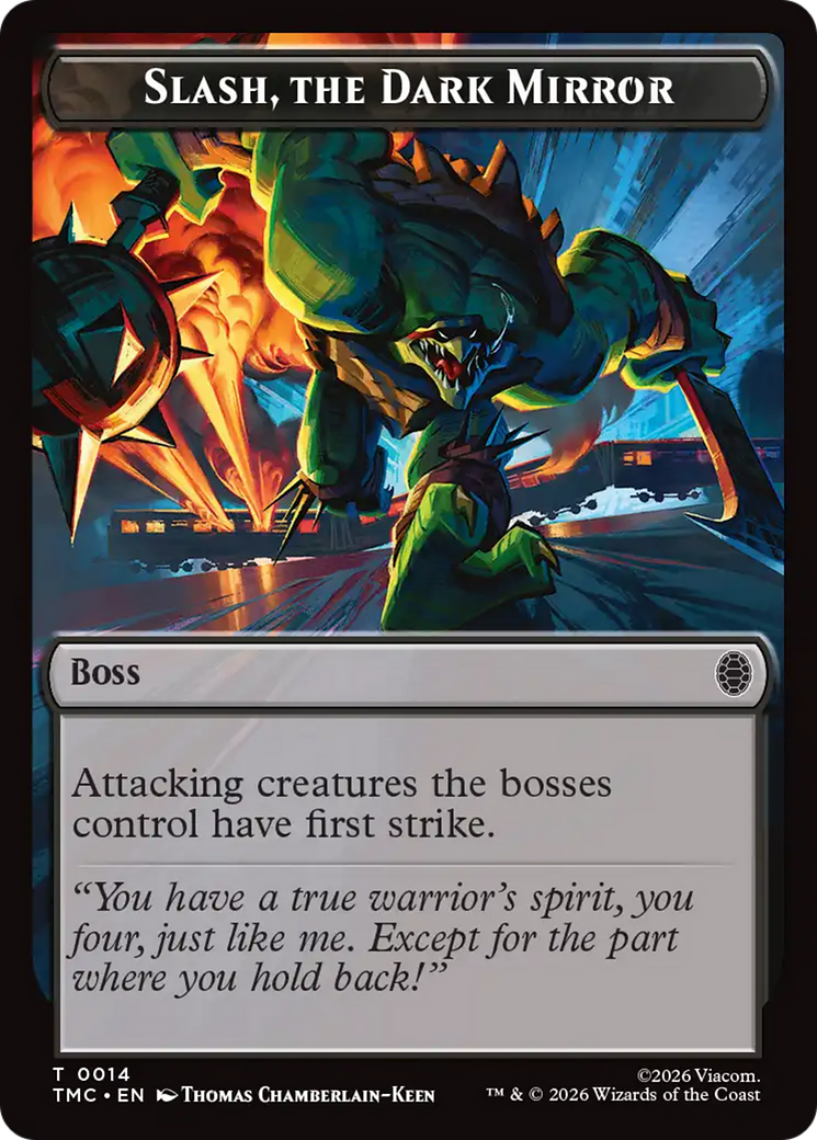 Slash, The Dark Mirror [Teenage Mutant Ninja Turtles Commander Tokens] | Boutique FDB TCG