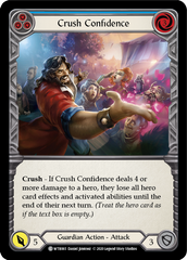 Crush Confidence (Blue) [U-WTR065] (Welcome to Rathe Unlimited)  Unlimited Rainbow Foil | Boutique FDB TCG