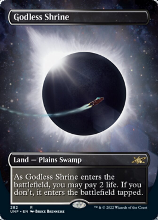 Godless Shrine (Borderless) [Unfinity] | Boutique FDB TCG