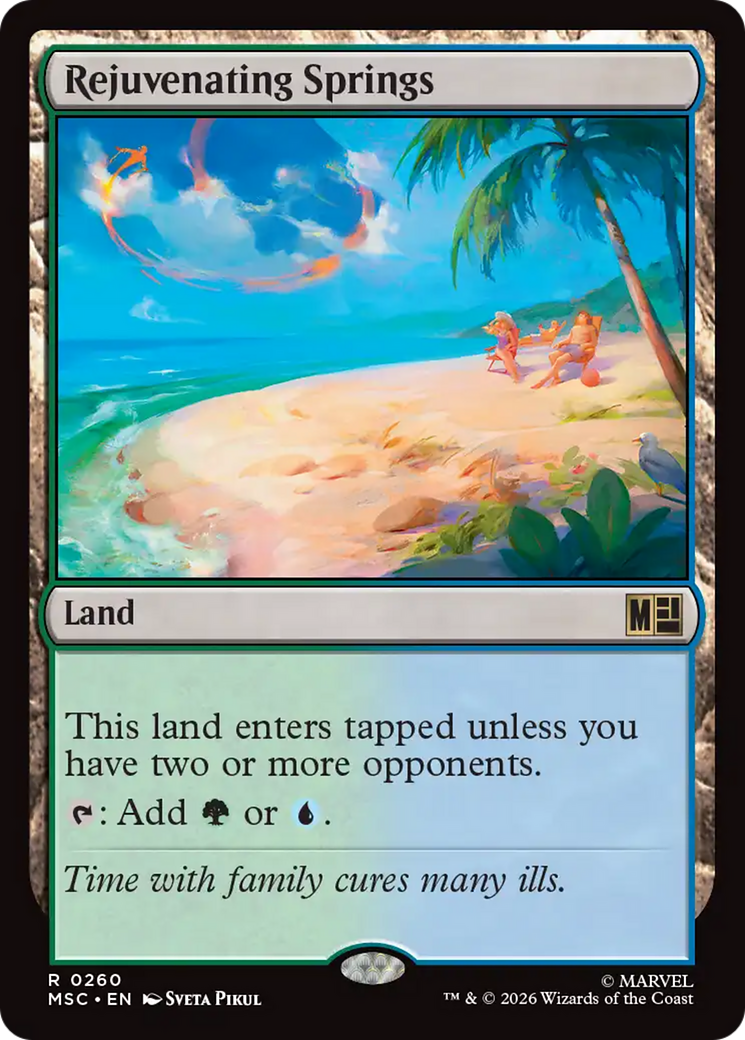 Rejuvenating Springs (Surge Foil) [Marvel Super Heroes Commander] | Boutique FDB TCG