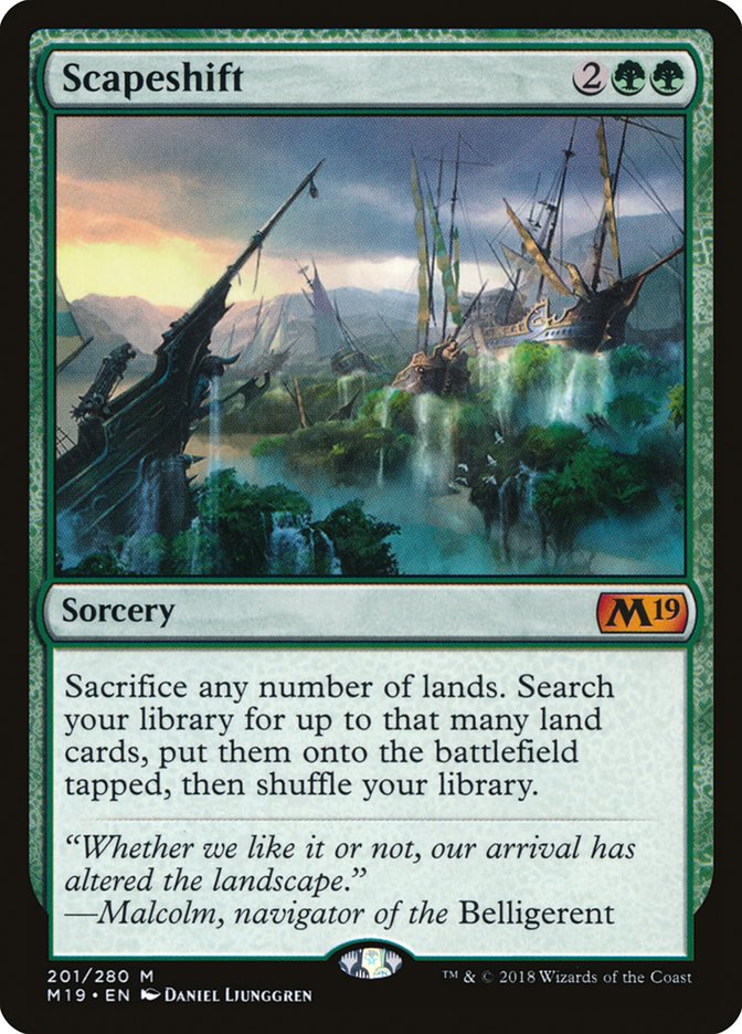 Scapeshift [Core Set 2019] | Boutique FDB TCG