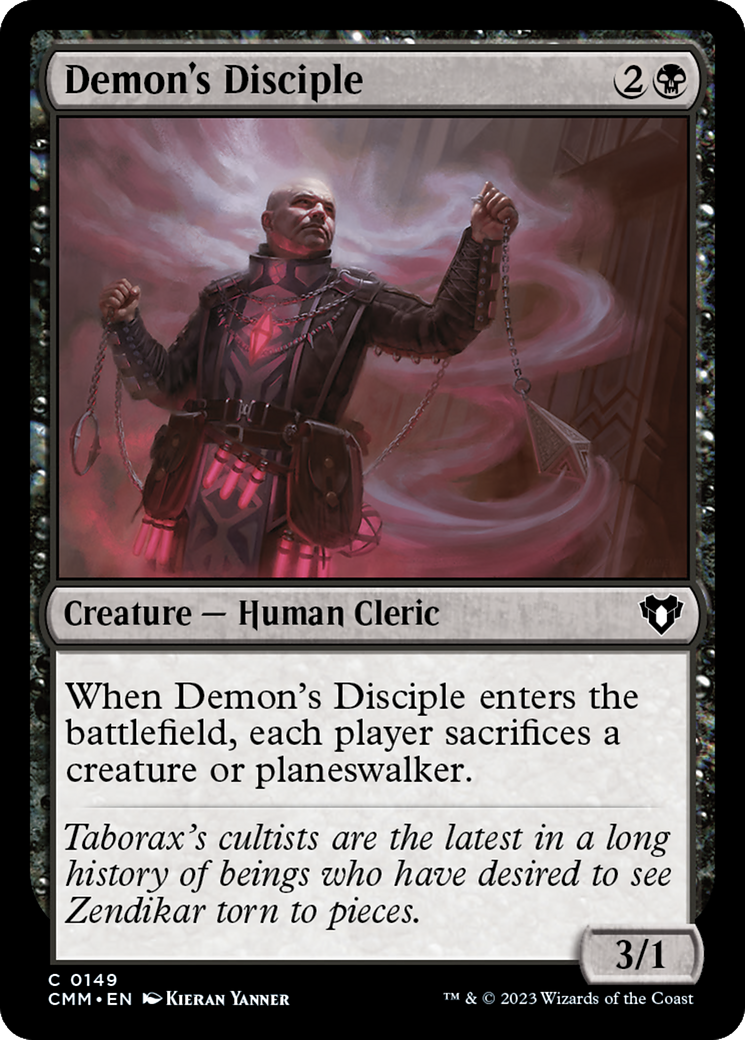 Demon's Disciple [Commander Masters] | Boutique FDB TCG