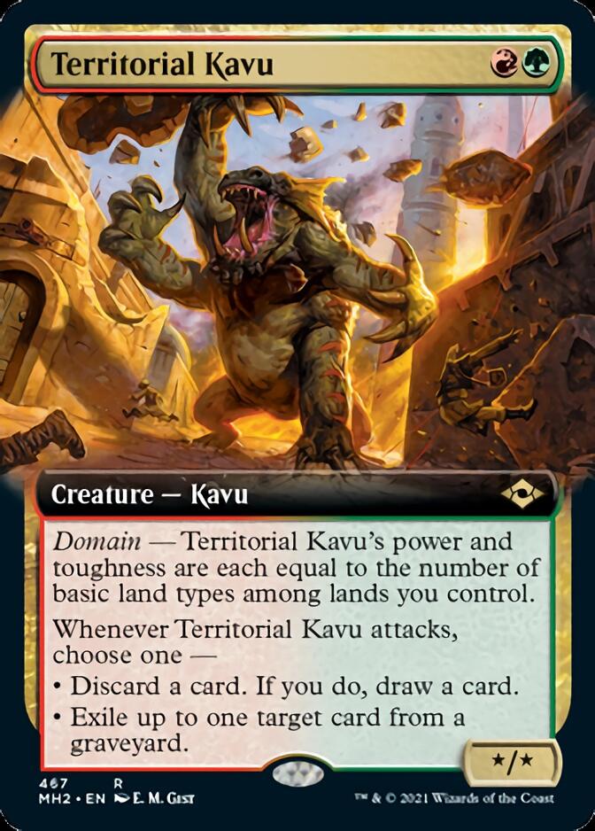 Territorial Kavu (Extended Art) [Modern Horizons 2] | Boutique FDB TCG