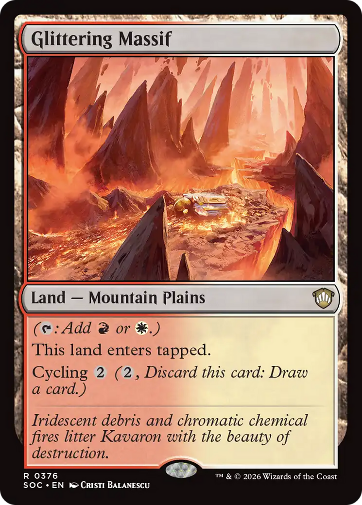 Glittering Massif [Secrets of Strixhaven Commander] | Boutique FDB TCG