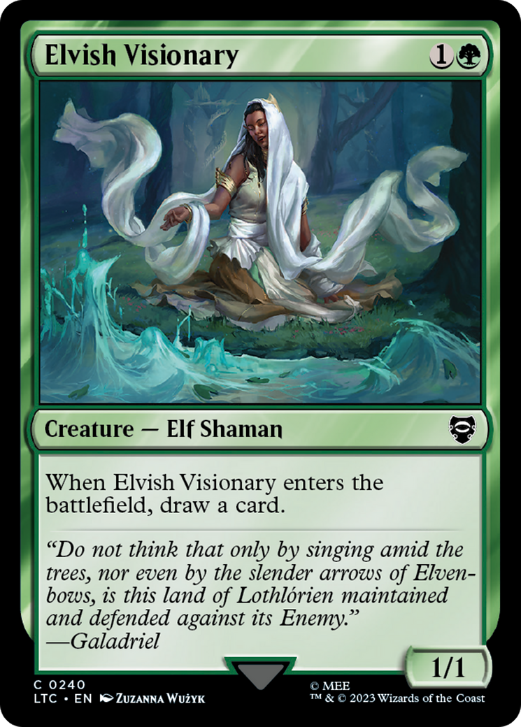 Elvish Visionary [The Lord of the Rings: Tales of Middle-Earth Commander] | Boutique FDB TCG