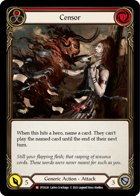 Censor [DTD226] (Dusk Till Dawn) | Boutique FDB TCG