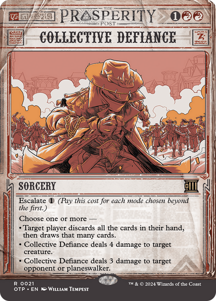 Collective Defiance [Outlaws of Thunder Junction: Breaking News] | Boutique FDB TCG