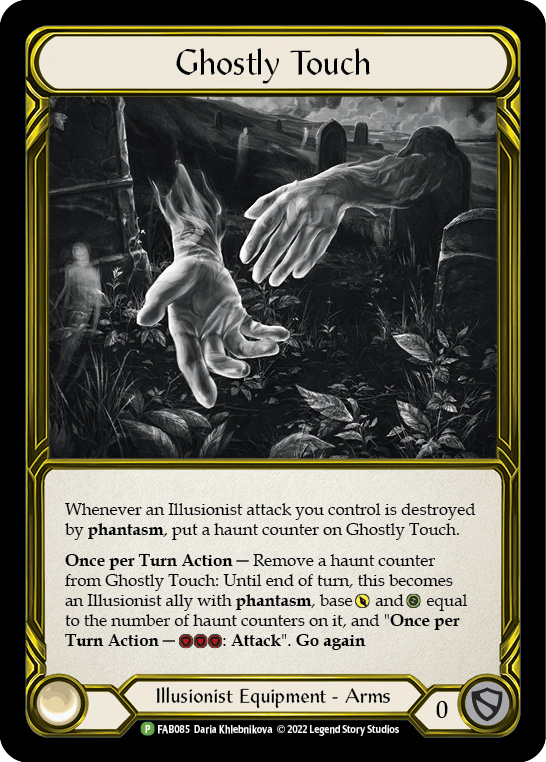 Ghostly Touch (Golden) [FAB085] (Promo)  Cold Foil | Boutique FDB TCG