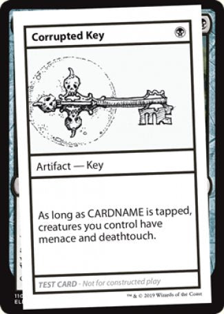 Corrupted Key (2021 Edition) [Mystery Booster Playtest Cards] | Boutique FDB TCG