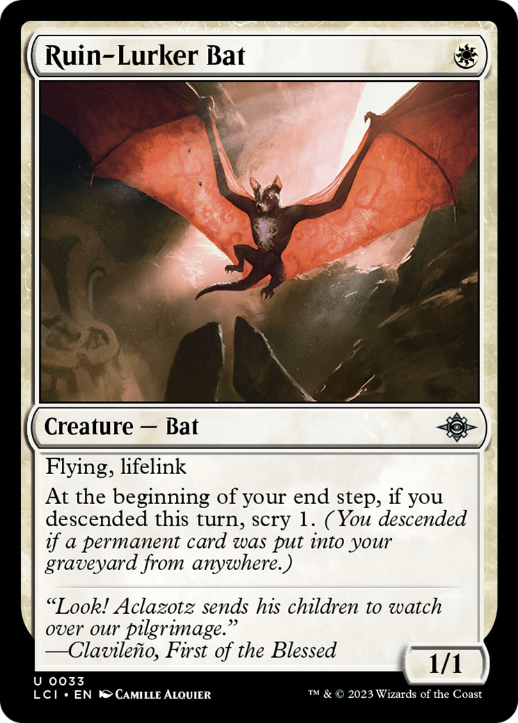 Ruin-Lurker Bat [The Lost Caverns of Ixalan] | Boutique FDB TCG